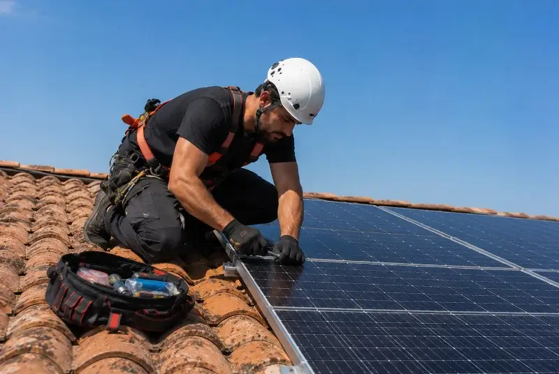 Maintenance et monitoring de panneaux solaires à Lyon