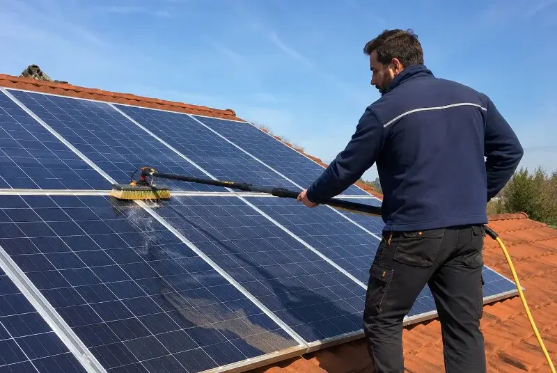 Nettoyage et entretien de panneaux solaires à Lyon